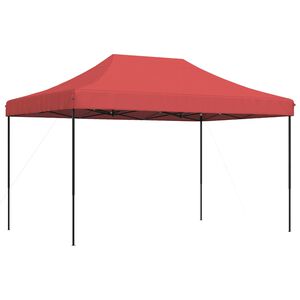 vidaXL Balles telts 292 x 440 x 315 cm Burgundija Oksforda audums