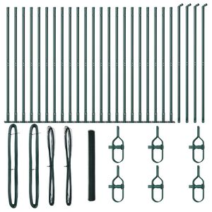 vidaXL Žoga āķis Zaļa