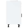vidaXL virtuves apak&scaron;ējai skapītis, "Porto", balts, inženierijas koks
