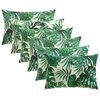 vidaXL Spilvenu pārvalks 6 pcs HEERLEN Lapu raksts 50 x 75 cm