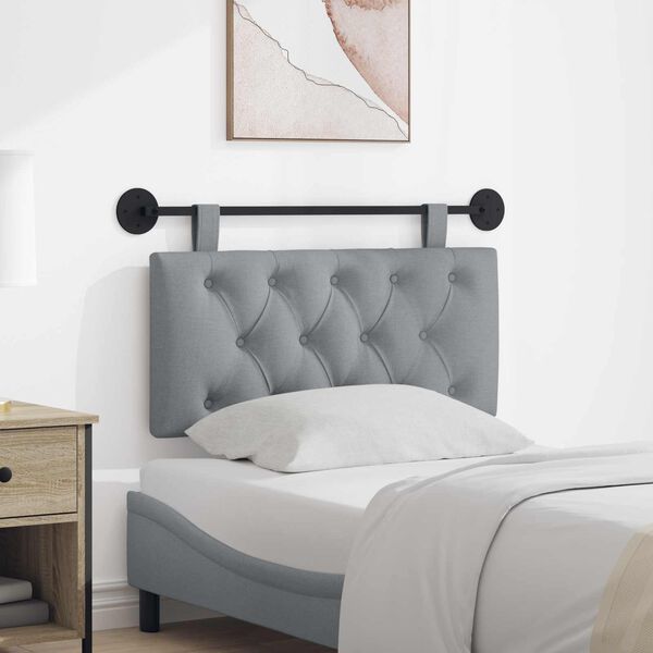 vidaXL Karājo&scaron;s galvgalis Gai&scaron;i pelēks 100 x 55 x 7 cm audums