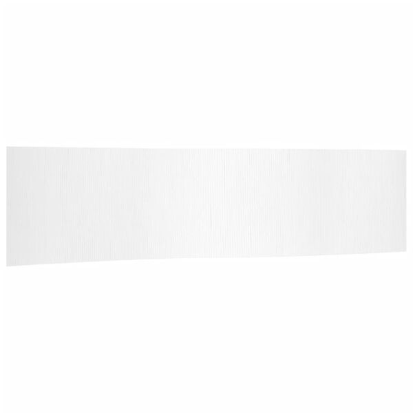 vidaXL istabas aizslietnis, balts, 165x800 cm, bambuss