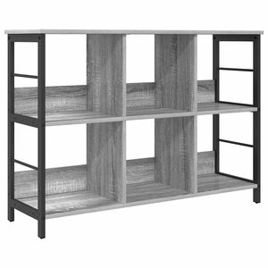 vidaXL Grāmatu plaukts 6 līmeņi 102 x 32 x 72,5 cm Inženierijas koks