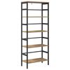 vidaXL Grāmatu plaukts 4 līmeņi 60 x 29,5 x 149 cm Inženierijas koks
