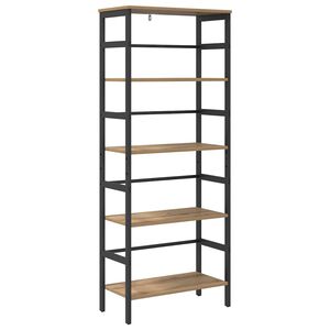 vidaXL Grāmatu plaukts 4 līmeņi 60 x 29,5 x 149 cm Inženierijas koks