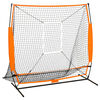 vidaXL multisporta beisbola treniņu tīkls, melns, 174x76x158,5 cm