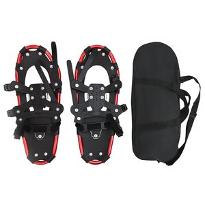 vidaXL 3 in 1 sniega kurpes Sarkans un Melns 53,5 x 21 cm