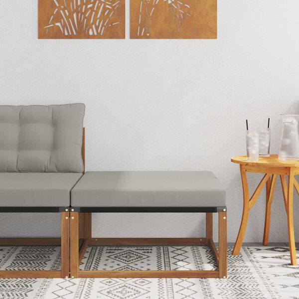 vidaXL Āra krēsls Cietā akācijas koks Dabiska