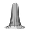 vidaXL Moskītu siets gultai 156 mesh Melns ⌀56 x 220 cm Poliesters
