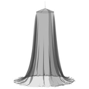 vidaXL Moskītu siets gultai 156 mesh Melns ⌀56 x 220 cm Poliesters