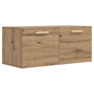 vidaXL Sienas skapis 80 x 36,5 x 35 cm Inženierijas koks Artisan ozols