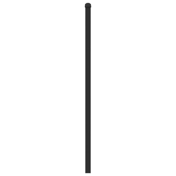 vidaXL rezerves galvgalis, brūna ozola, 200 cm, inženierijas koks, tērauds