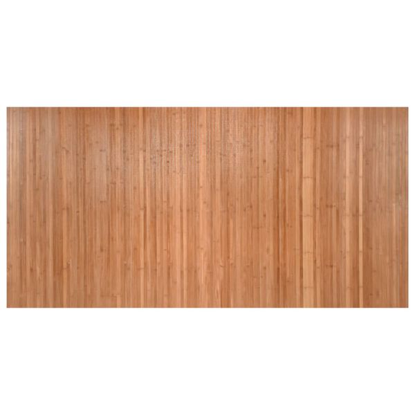 vidaXL paklājs, taisnstūra forma, dabīga krāsa, 100x200 cm, bambuss