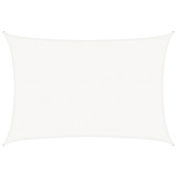 vidaXL saulessargs, 160 g/m&sup2;, balts, 3,5x4,5 m, HDPE
