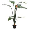 vidaXL Mākslīgā Strelitzia Augs Zaļa 70 x 18 x 155 cm Audums un PE