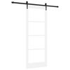 vidaXL Slīdo&scaron;ās durvis Balts 83 x 211 cm