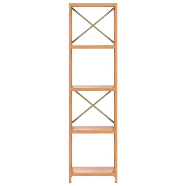 vidaXL 5 līmeņu plaukts, 40x30x146 cm, ozola masīvkoks