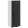 vidaXL Sienas skapis PORTO Melna 40 x 31 x 100 cm Inženierijas koks