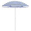 vidaXL Dārza parasols 170T poliesters Zila un balta