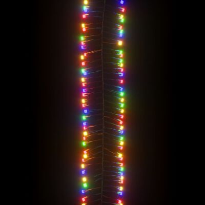 vidaXL LED lampiņu virtene ar 1000 LED, daudzkrāsaina, 11 m, PVC