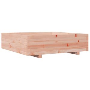 vidaXL dārza puķu kaste, 90x90x26,5 cm, Duglasa egles masīvkoks