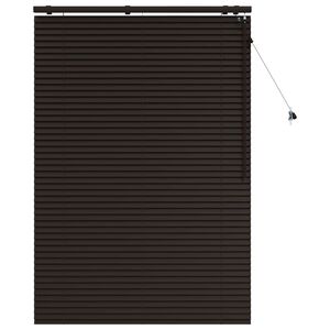 vidaXL Venēcijas žalūzija Tum&scaron;i brūna 115 x 160 cm 35 mm