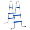 vidaXL baseina kāpnes virszemes baseiniem, 84 cm, tērauds un plastmasa