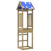 vidaXL Spēļu tornis Brūna 52.5 x 46.5 x 208 cm Cieta impregnēta koksne