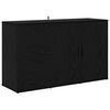 vidaXL Puse Melns ozolkoks 100 x 33 x 59.5 cm Inženierijas koks