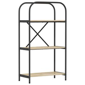 vidaXL Grāmatu plaukts 3 līmeņi 60 x 30 x 109 cm Inženierijas koks