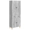 vidaXL Skapju komplekts 2 pcs 66 x 34,5 x 90 cm Inženierijas koks