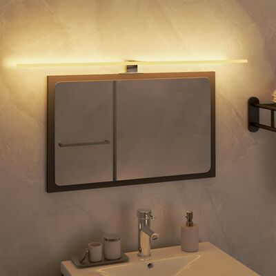 vidaXL spoguļa LED lampas, 7,5 W, silti baltas, 80 cm, 3000 K