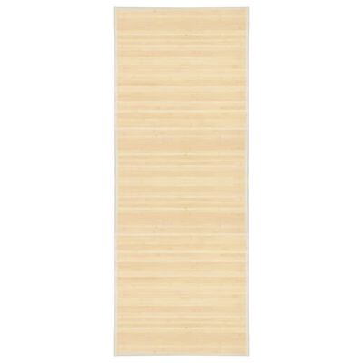 vidaXL paklājs, bambuss, 80x200 cm, dabīgā krāsā