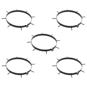 vidaXL Zāliena aeratora skava ar nagiem 5 pcs &Oslash; 30 cm Tērauds