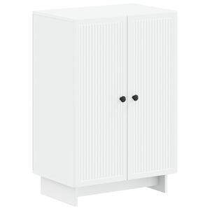 vidaXL Apavu skapis EDE 59,5 x 39,5 x 90 cm Inženierijas koks Balts