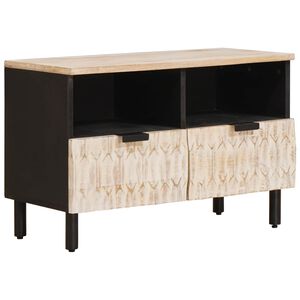 vidaXL Televizora skapī&scaron;a Baltā mazgā&scaron;ana apdare 70 x 33 x 46 cm
