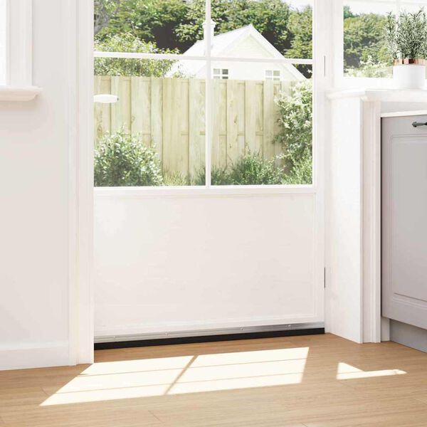 vidaXL Skrūvējami durvju birstes blīvējumi 6 pcs Sudraba 100 cm