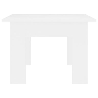 vidaXL kafijas galdiņš, 100x60x42 cm, balts, skaidu plāksne
