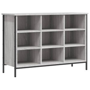 vidaXL apavu plaukts, 100x35x70 cm, inženierijas koks, pelēks