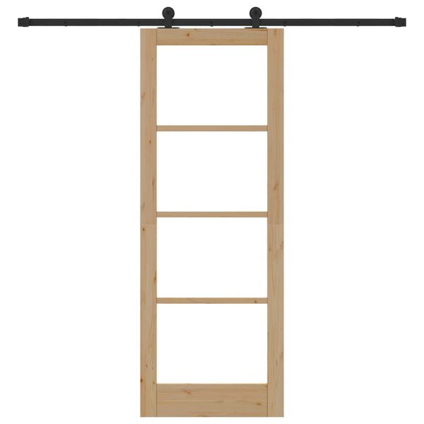 vidaXL Slīdo&scaron;ās durvis ORKDAL Dabiska 78 x 211 cm