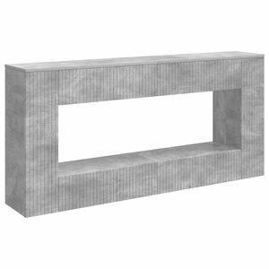 vidaXL Konsoles galds Betona Pelēks 155 x 29 x 74 cm Inženierijas koks