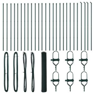 vidaXL Žoga āķis Zaļa