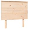 vidaXL gulta bez matrača, 100x200 cm, priedes masīvkoks