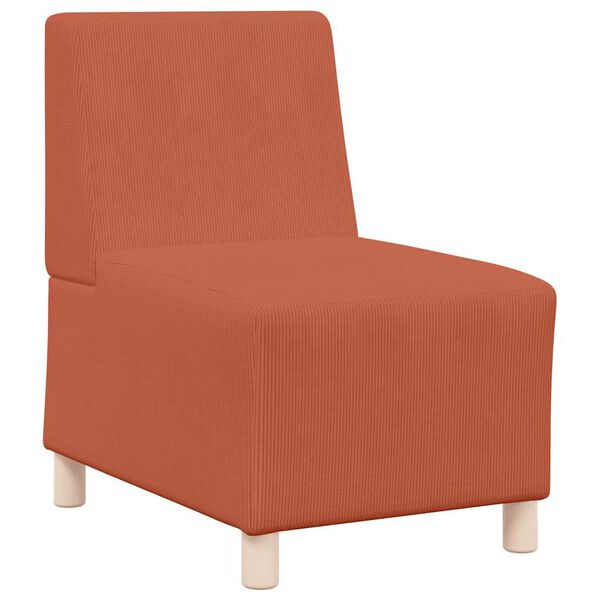 vidaXL Modulārais bezrku dīvāns 2 pcs Oranža 55 x 74 x 82 cm
