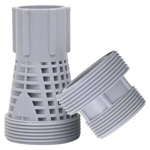 vidaXL 2-daļīgi baseina &scaron;ļūtenes savienotāji, plastmasa