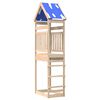 vidaXL Spēļu tornis Brūna 52,5 x 85 x 265 cm Ciets priedes koks