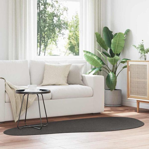 vidaXL Paklājs HUARTE Antracīts 100 x 200 cm Poliesters