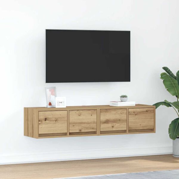 vidaXL TV skapī&scaron;i, 2 gab., 60x31x25,5 cm inženierijas koks