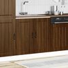 vidaXL izlietnes pamatnes skapis "Lucca" Brown Oak Engineered Wood