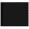 vidaXL balkona aizslietnis, melns, 90x800 cm, 100% poliestera oksforda